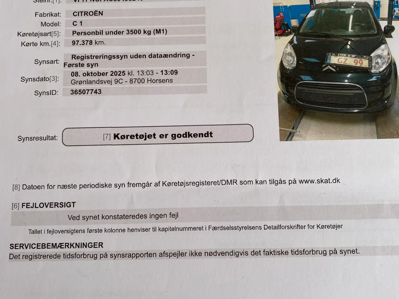 Billede 6 - 🚗 Citroën C1 1.0 – 2010 – Billig og økonomisk bil