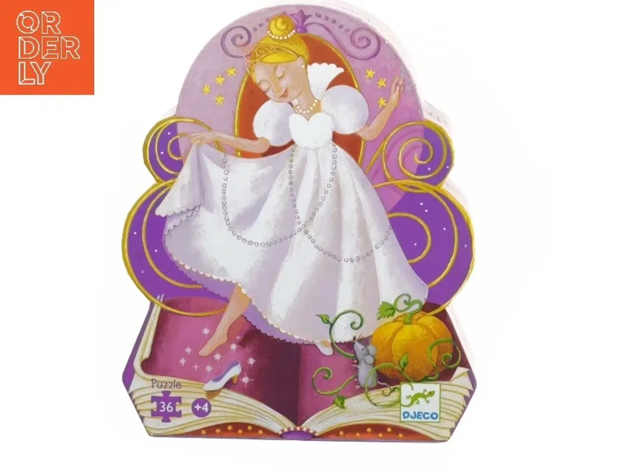 Billede 1 - Askepot Puslespil fra Djeco (str. 26 x 22 x 6 cm)