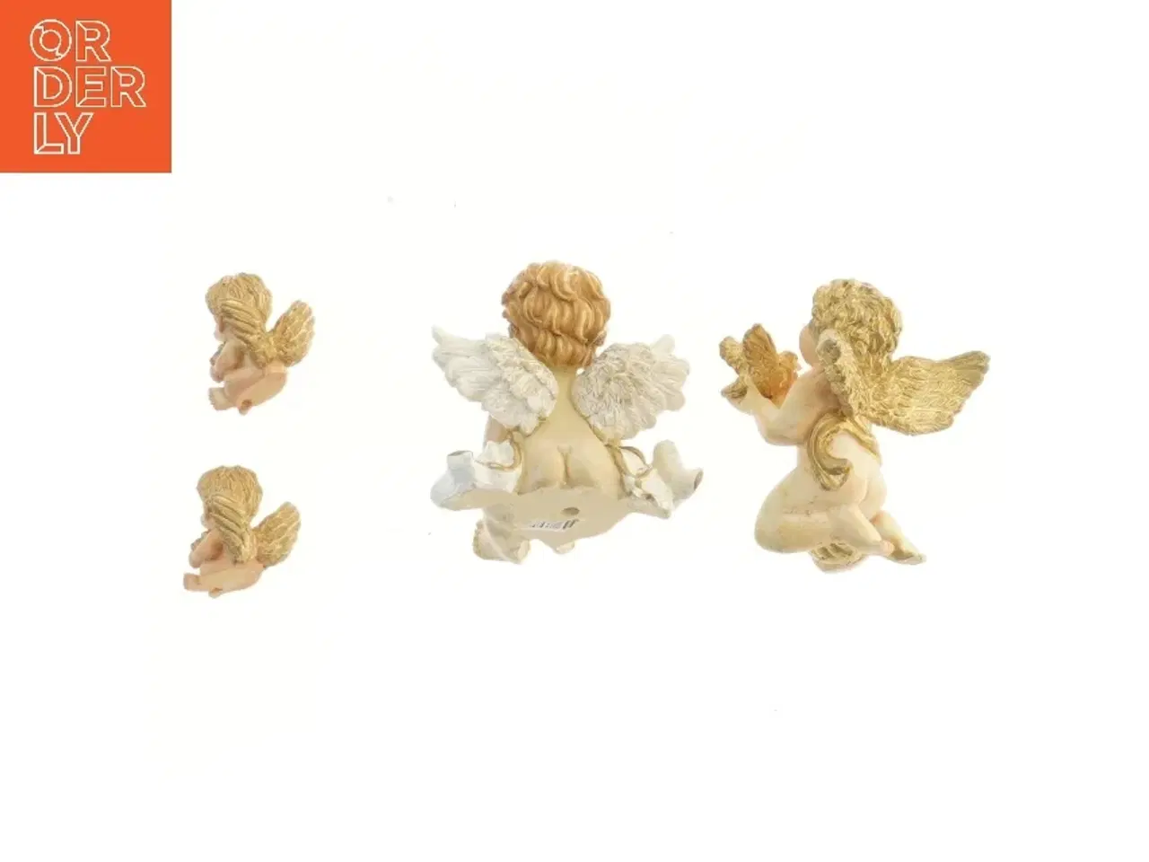 Billede 2 - Dekorative englefigurer (str. 9,5 & 4 cm)