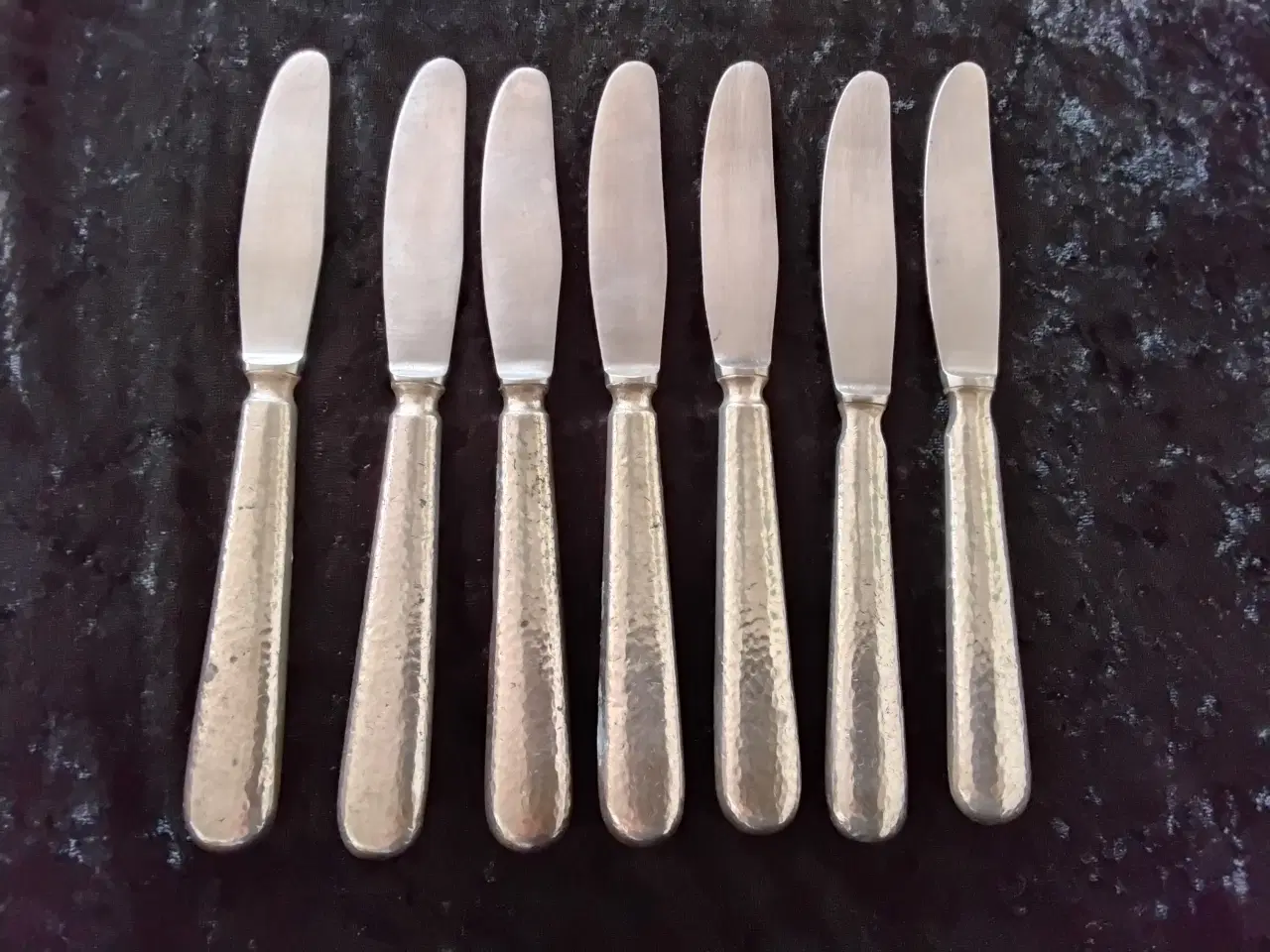 Billede 2 - Sølvbestik, knive, 7 stk.