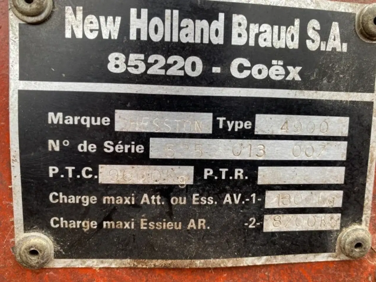 Billede 7 - Hesston 4900 Sælges i dele/For parts