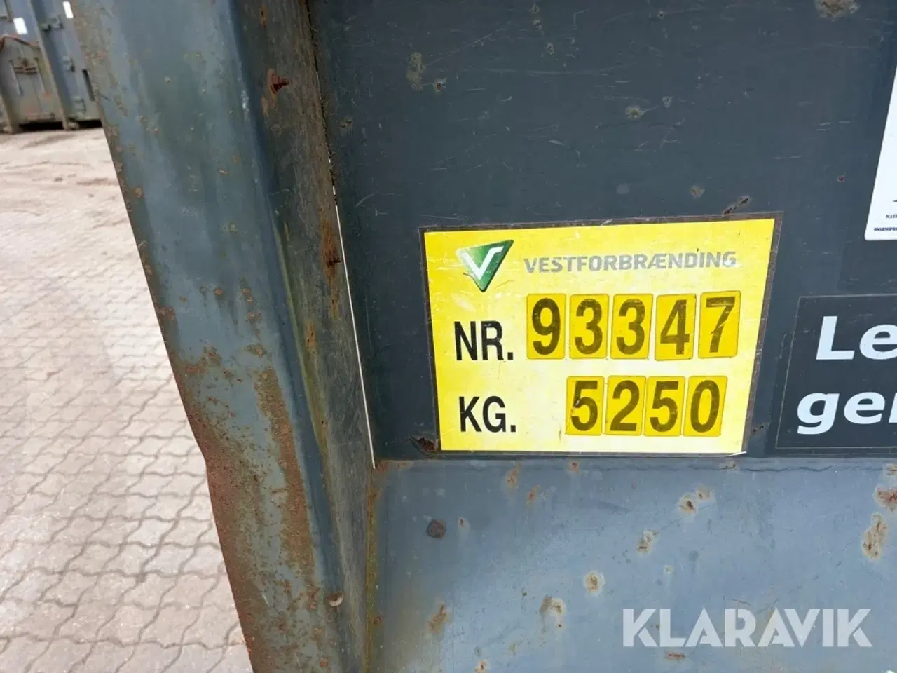 Billede 6 - Container Bergmann stationær komprimator