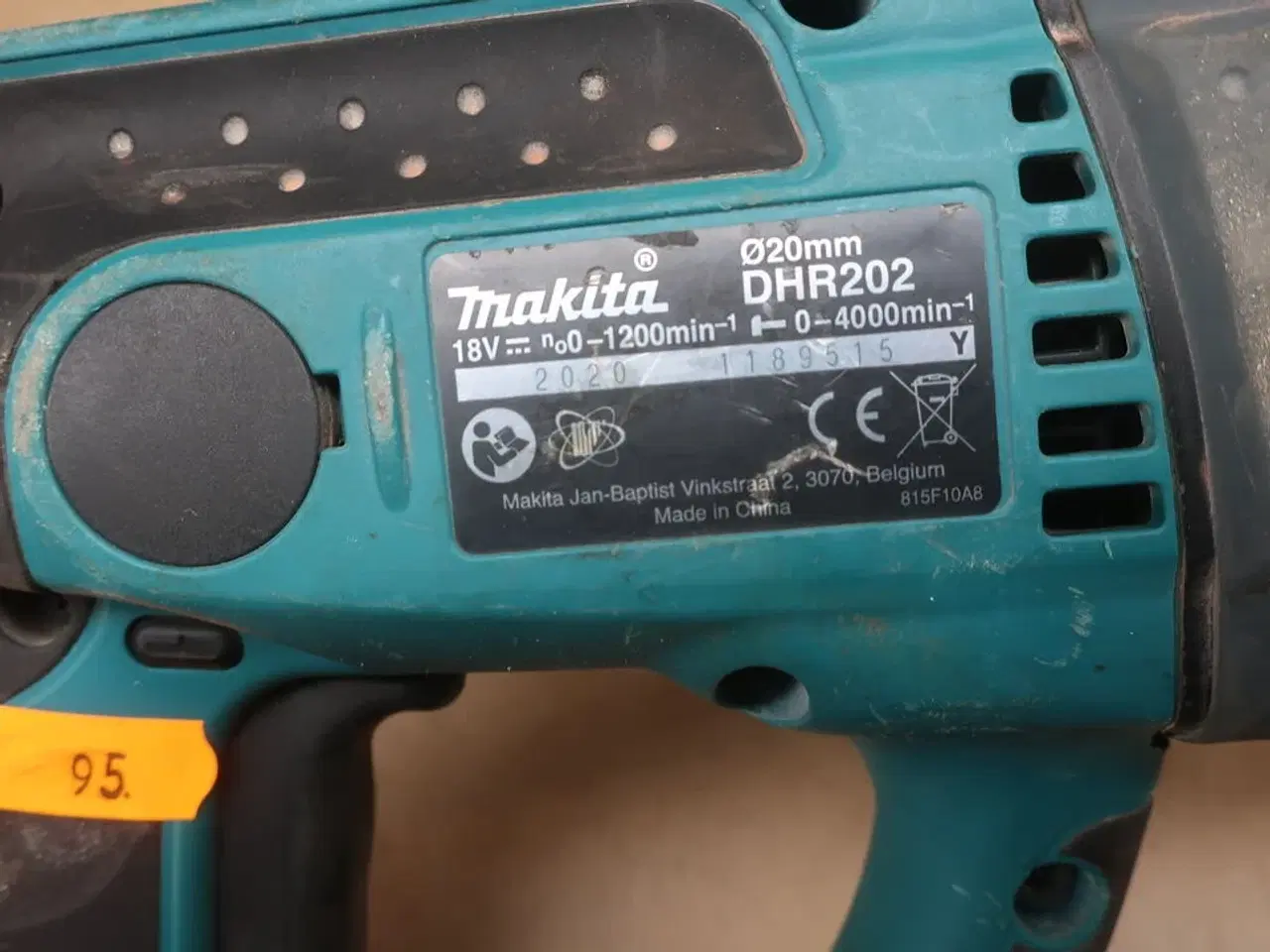Billede 4 - Rundsav, Borehammer mv. MAKITA Model: DCG 180, DHR 202, DC18RC