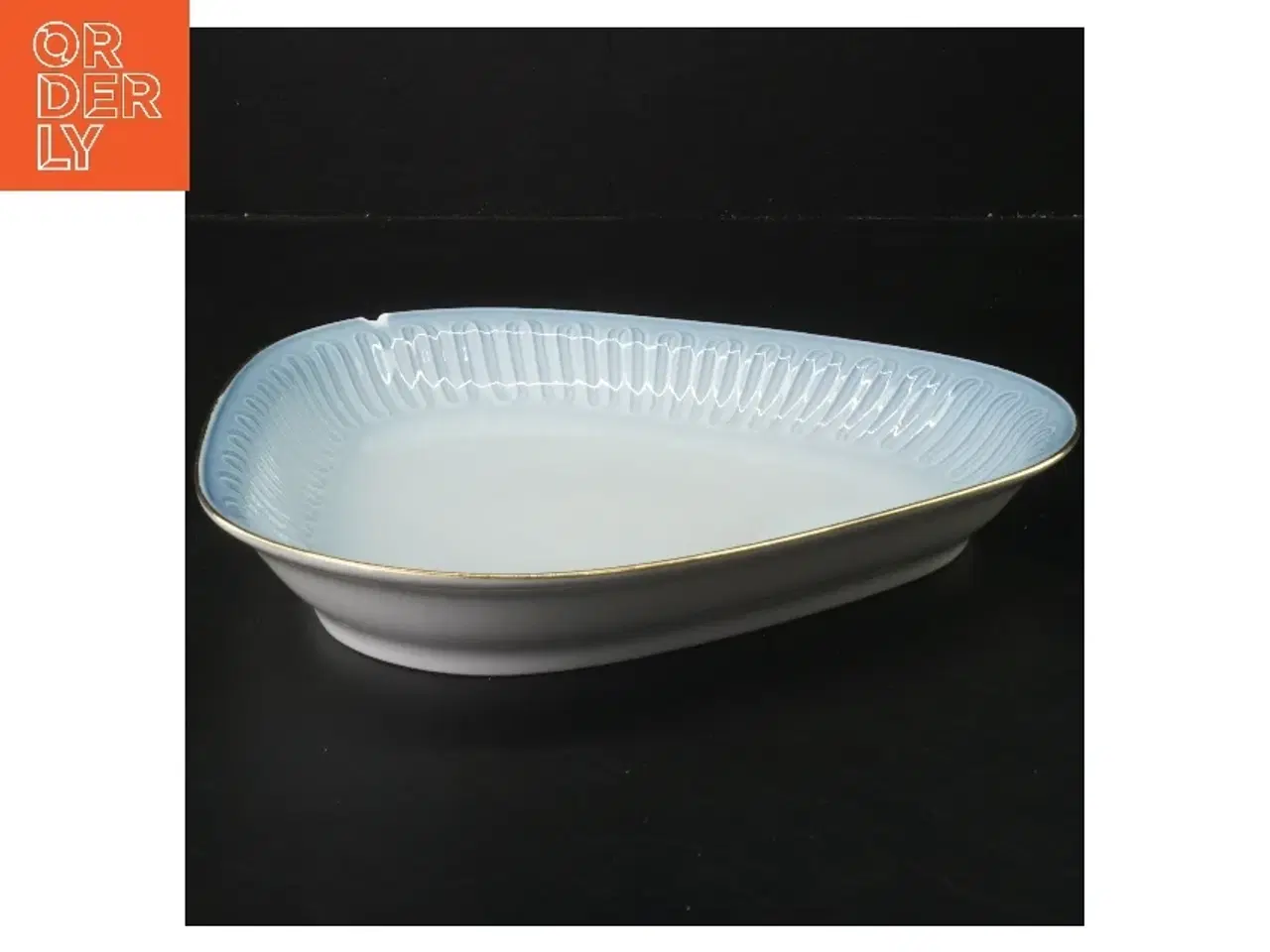 Billede 2 - Bing og Grøndahl Porcelænsfad (str. Ø 24 cm)