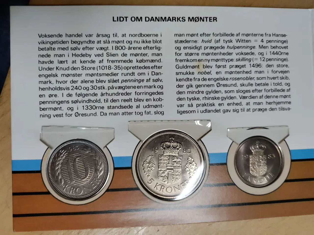 Billede 5 - Dansk møntsæt 1983 Handelsbankens udgave