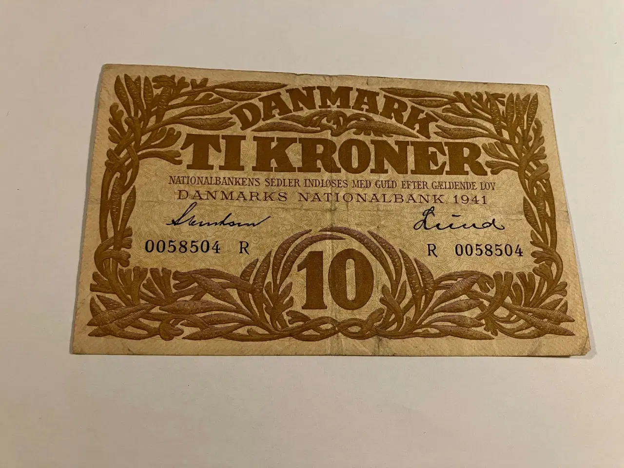 Billede 1 - 10 Kroner 1941 R Danmark