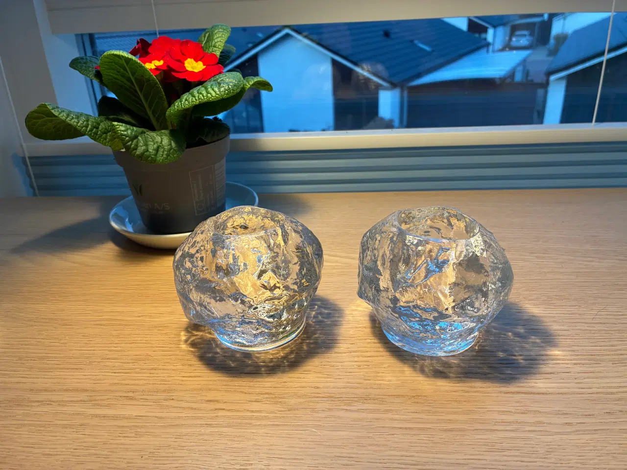 Billede 1 - Kosta Boda Snowball fyrfadsstager - str. mellem