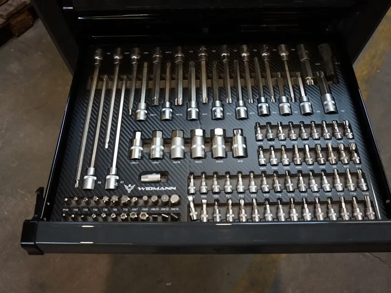 Billede 5 - Widmann Compact one værktøjsvogn. Syv skuffer inkl. værktøj