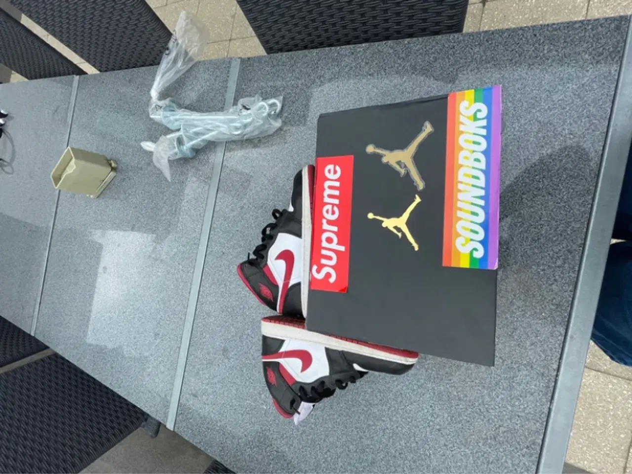 Billede 4 - Nike Air Jordan 1 Rød/hvid