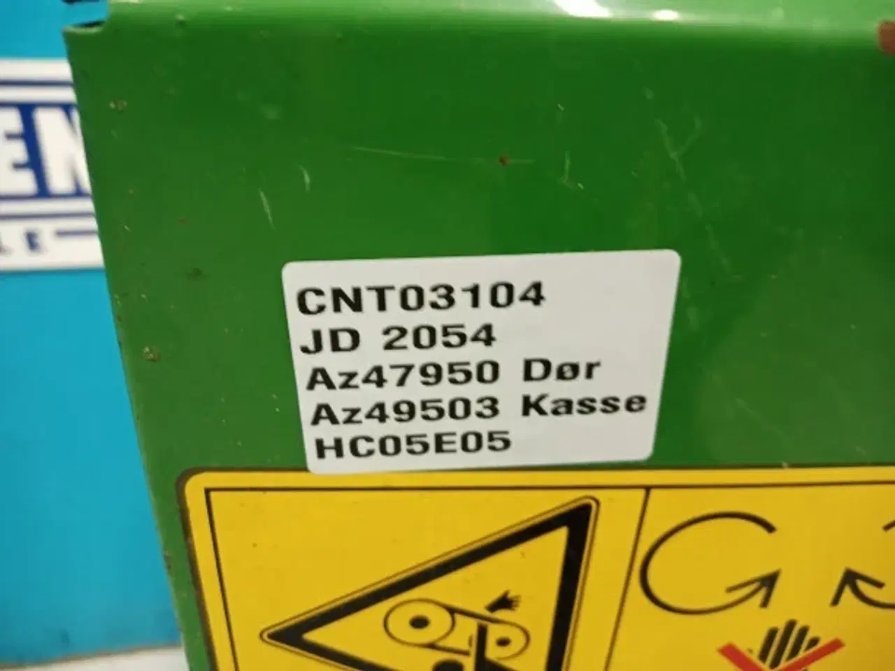 Billede 6 - John Deere 2054 Værktøjs skab AZ49503