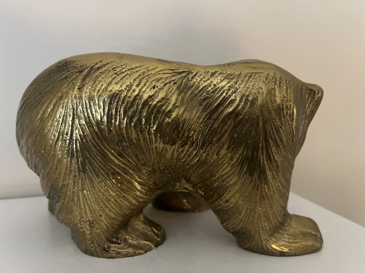 Billede 4 - Stor smuk tung messing figur fra 70’erne