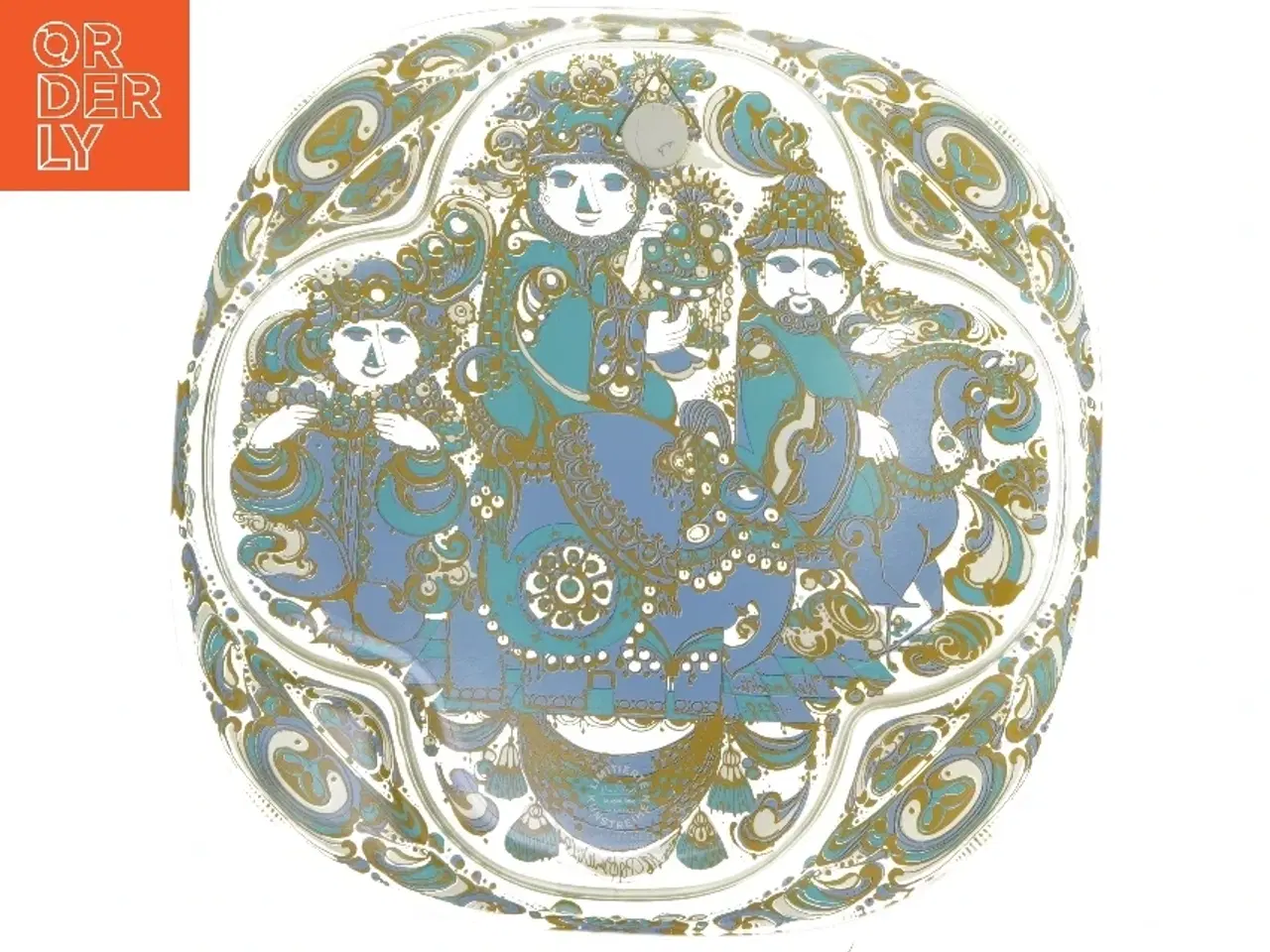 Billede 3 - Rosenthal juleplatte 1978 fra Bjørn Wiinblad i original emballage (str. 29x29 cm)