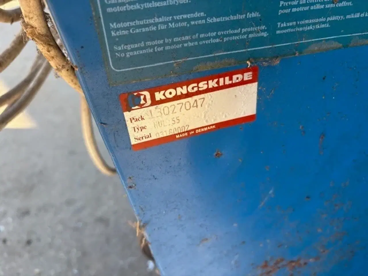 Billede 8 - Kongskilde HVL 55, 5,5 hk, som ny MED STJERNE-TREKANT START