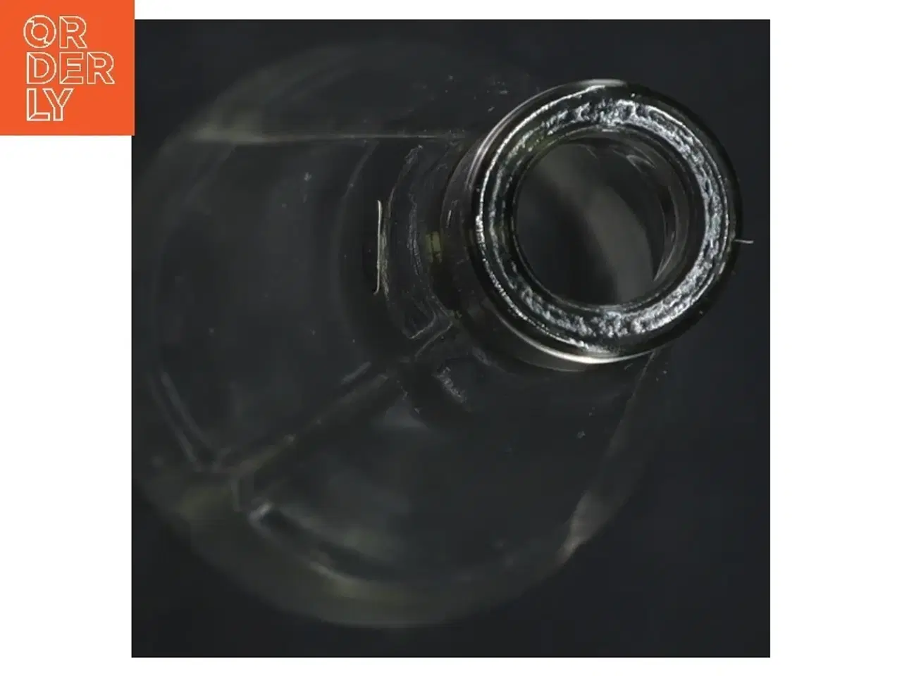 Billede 3 - Glasflaske med sølvtop fra Rosendahl (str. 34 cm)