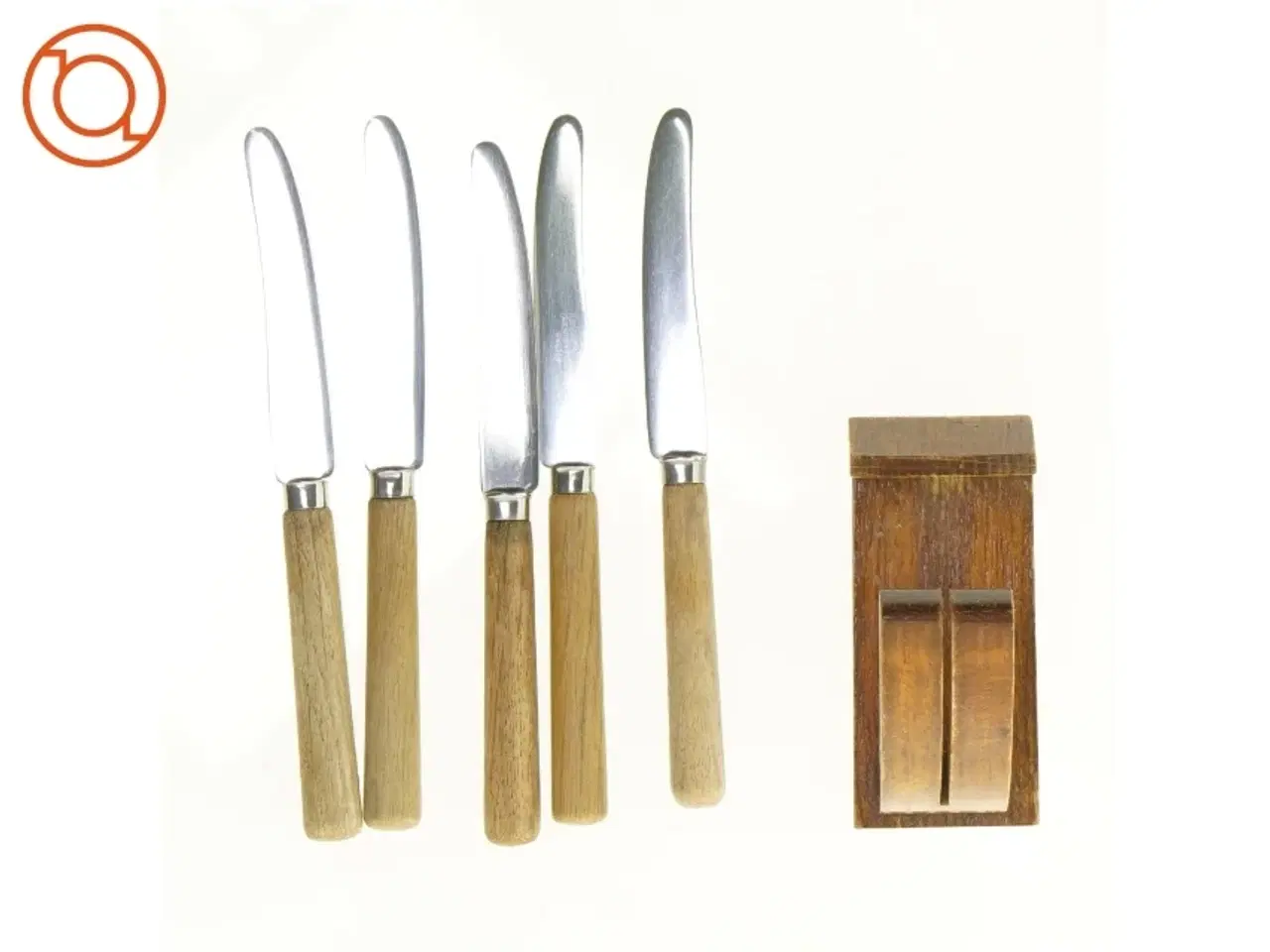 Billede 2 - Knive med holder (str. 10 x 4 cm)