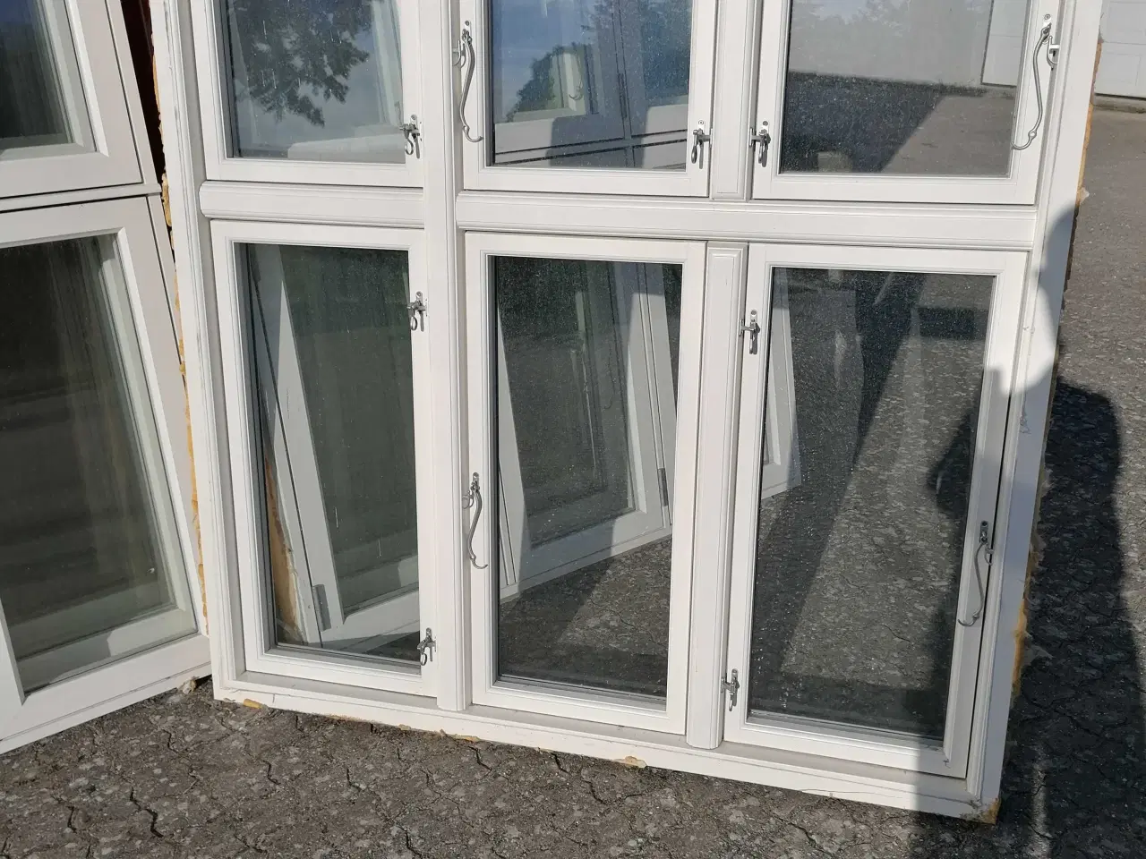 Billede 7 - Træ/Alu Dannebrogsvinduer BxH 158x166 cm.Stykpris