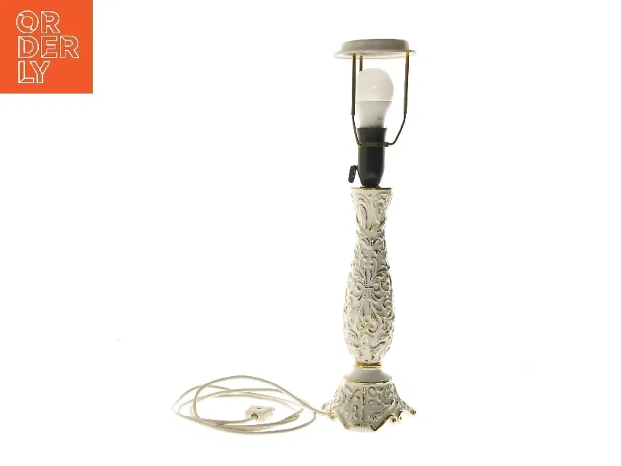 Billede 3 - Bordlampe med keramisk base (str. 51 cm)