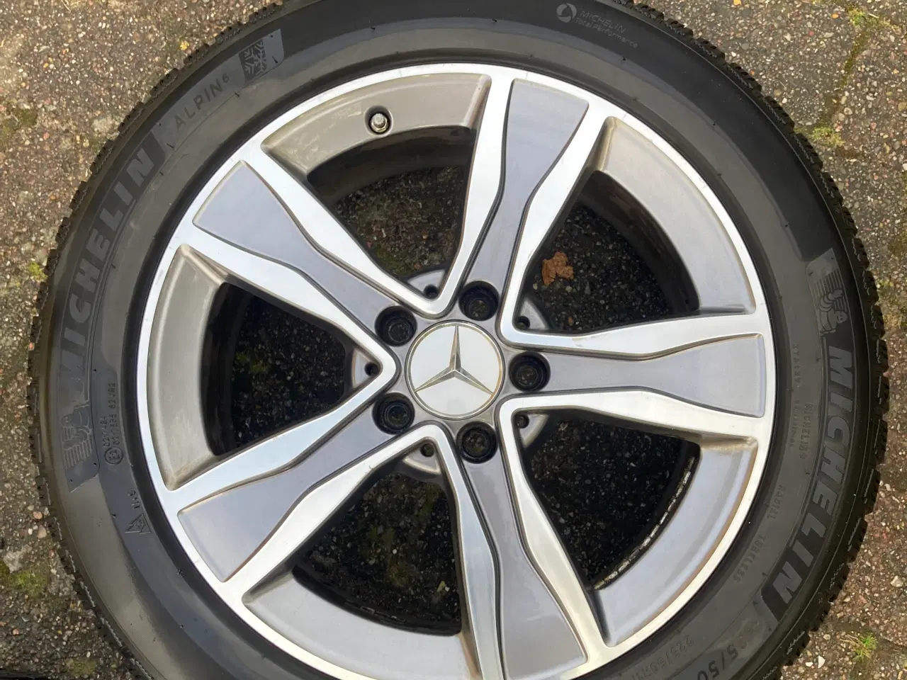 Billede 1 - Originale Mercedes fælge + Vinterdæk 17” 