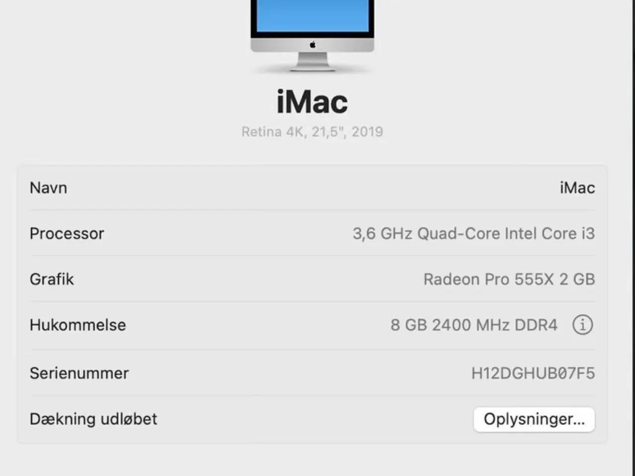 Billede 5 - Apple iMac 2019 1TB HD