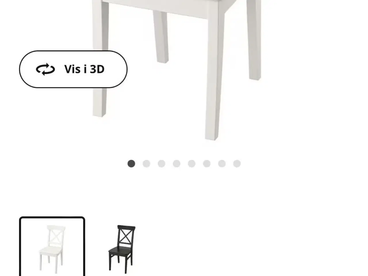 Billede 2 - Ikea ingolf stole med hynde