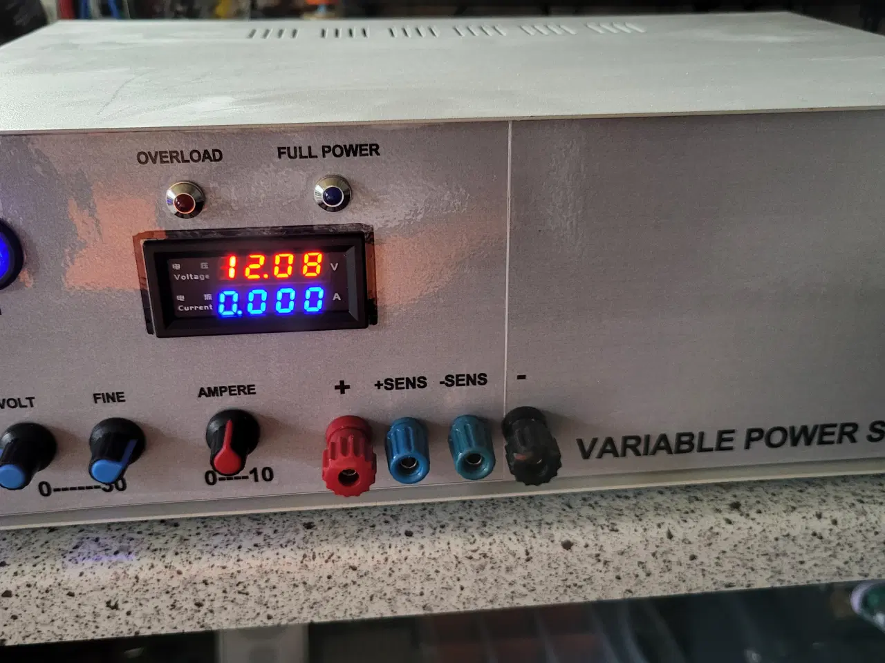Billede 2 - Variable strømforsyning 0-35 Volt 0-10 Ampere
