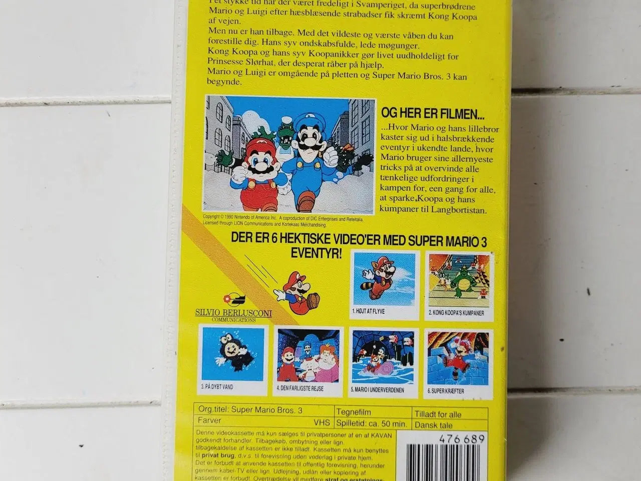 Billede 4 - ⭐️- Super Mario Bros. 3 - Bånd 4 - VHS Videofilm