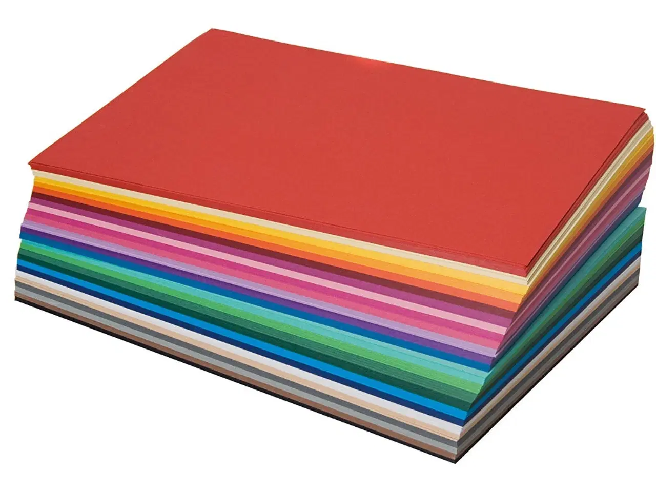 Billede 1 - Tone-i-tone A4 klippepapir 130 g - 500 ark i 20 farver