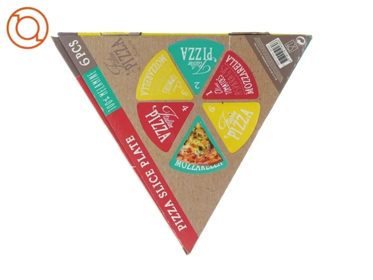 Billede 2 - nye Pizza slice plate (str. 23 x 22cm)