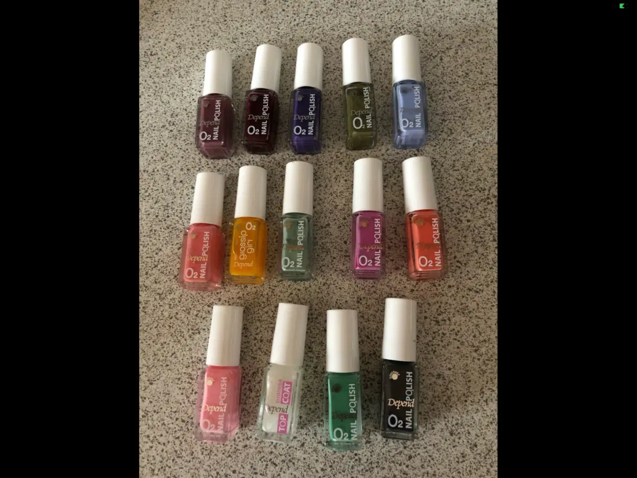 Billede 1 - 13 neglelak og 1 top coat Depend nye