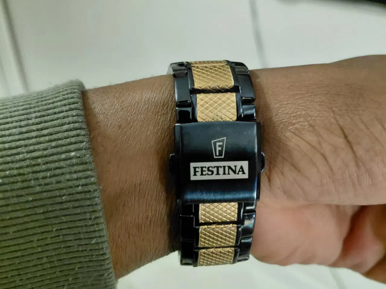 Billede 3 - Festina Chrono Blå/Rosegold stål F16886