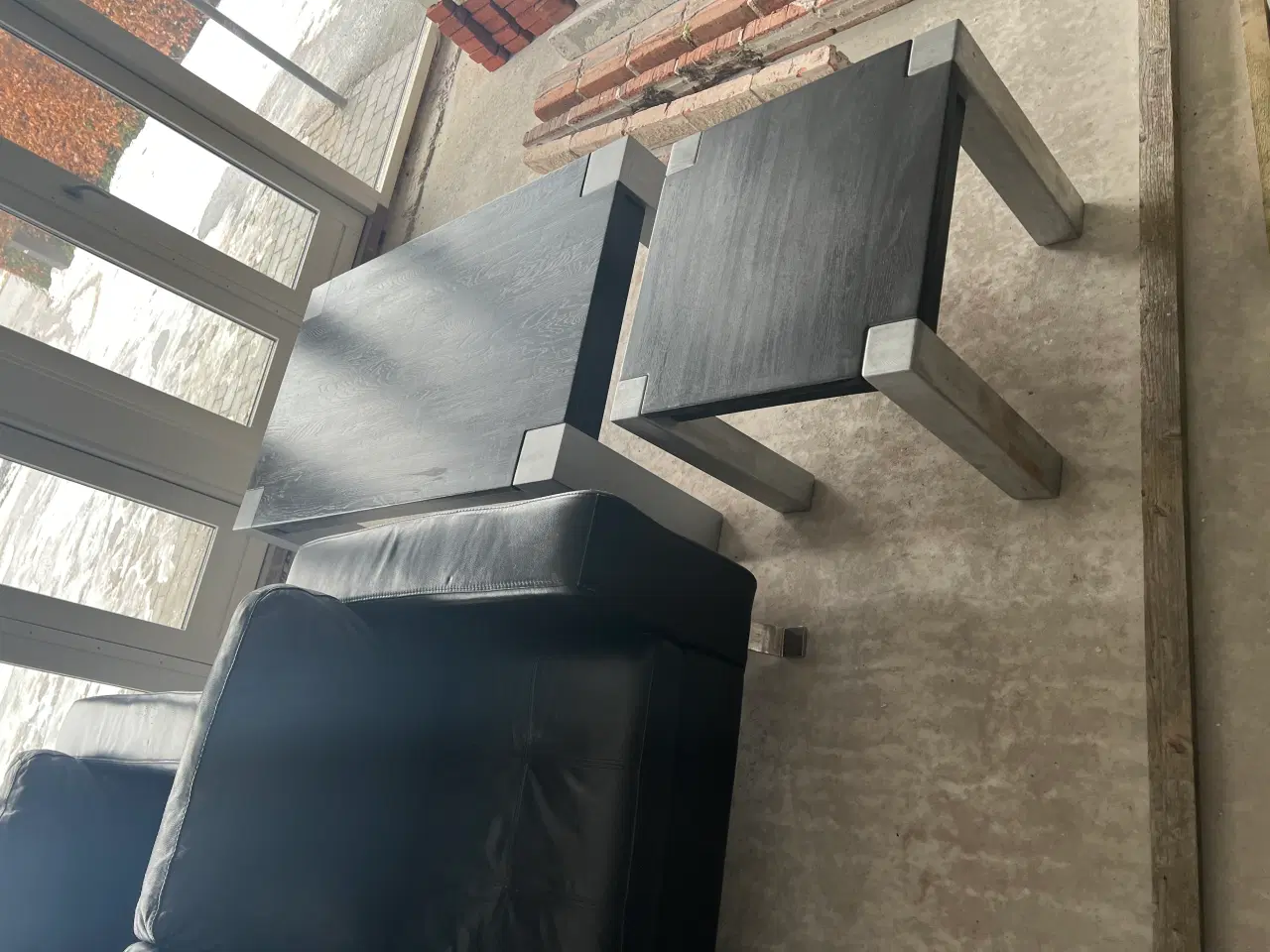 Billede 3 - Sofagruppe 3 og 2 personer læder 2 bord