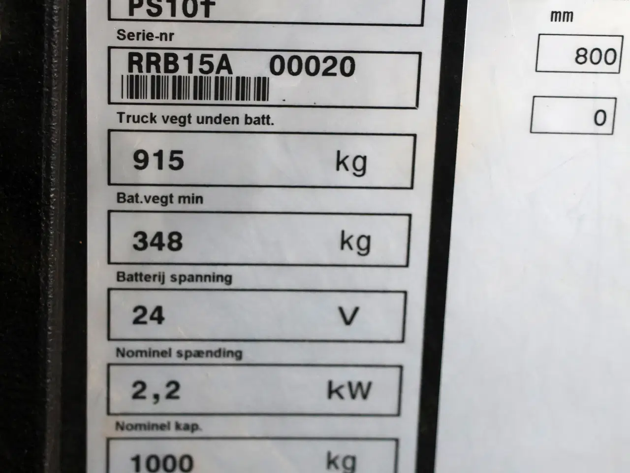 Billede 10 - Rocla (Rapid) PS10F plukketruck