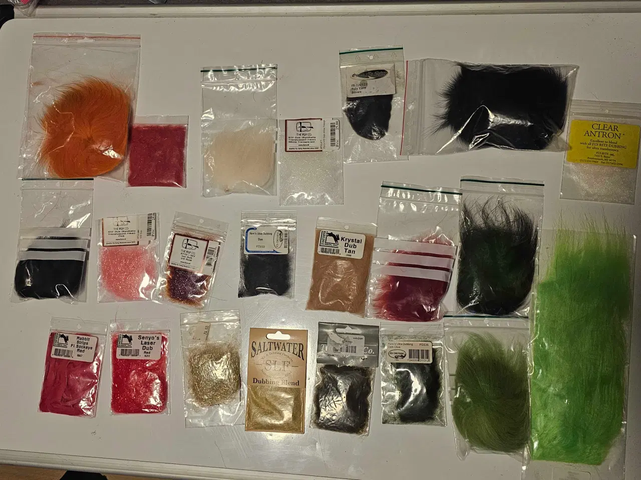 Billede 2 - Stort lot fluebindings materialer