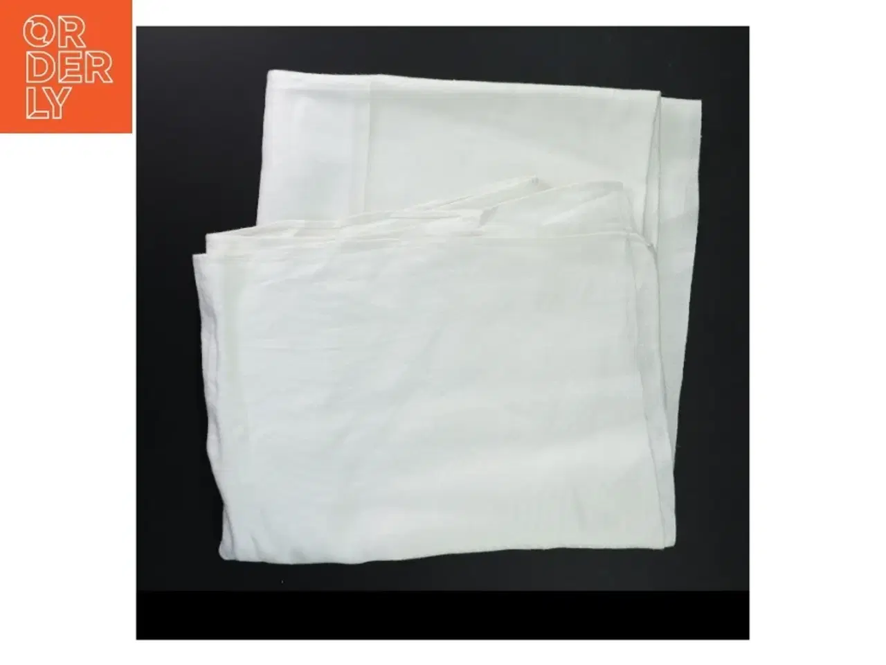 Billede 2 - Hvid dug (str. 113 x 113 cm)