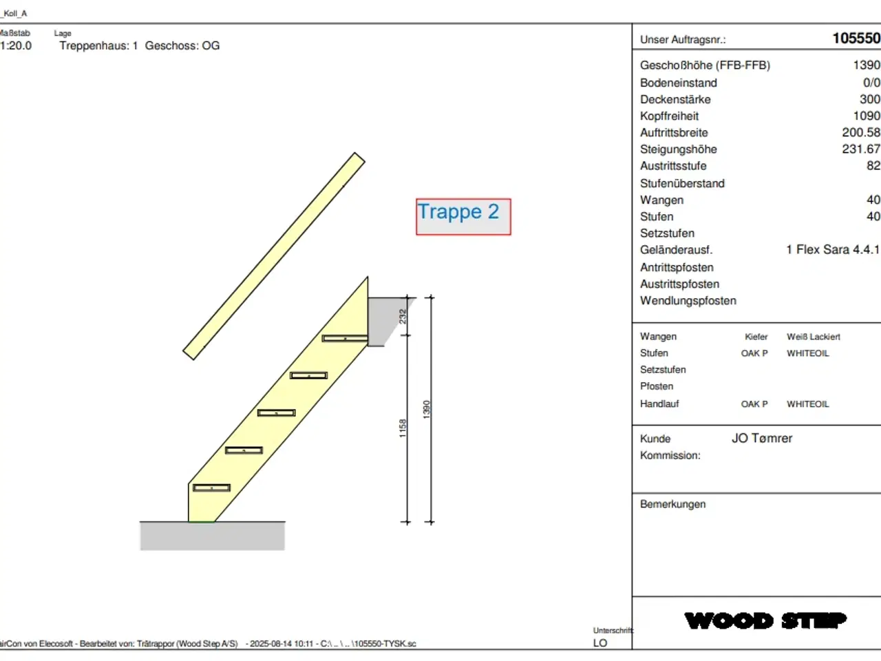 Billede 10 - 2 Stk Niveautrapper - fejlmålstrappe.