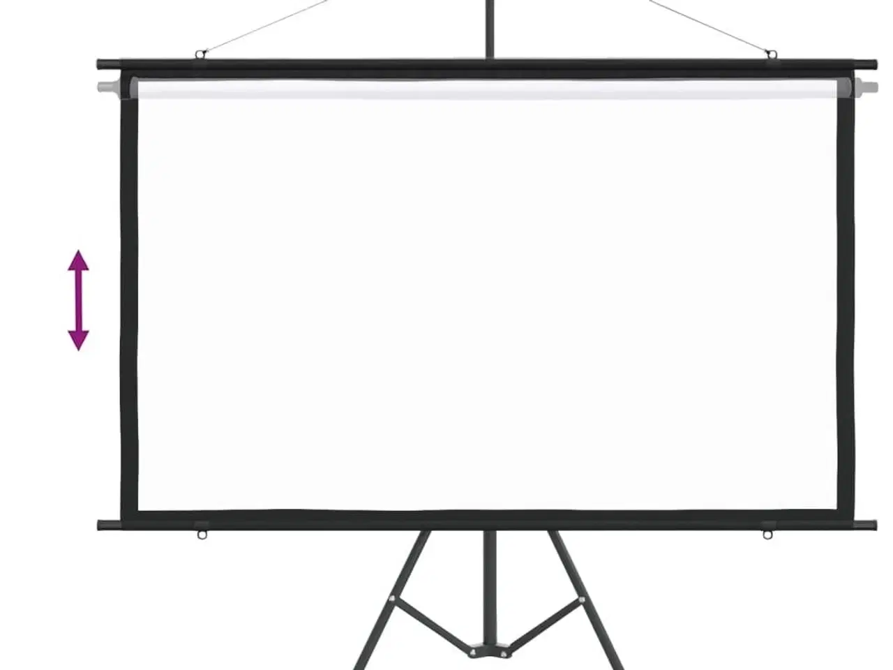 Billede 4 - Projektorlærred med trefod 72" 16:9