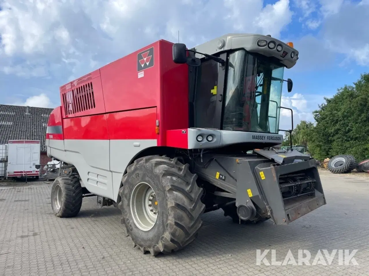 Billede 7 - Mejetærsker Massey Ferguson 7282 med skærebord & vogn
