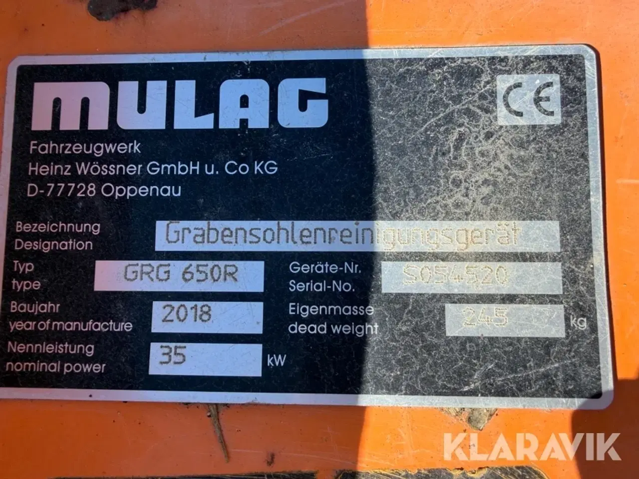 Billede 10 - Grøfterenser Mulag GRG 650R