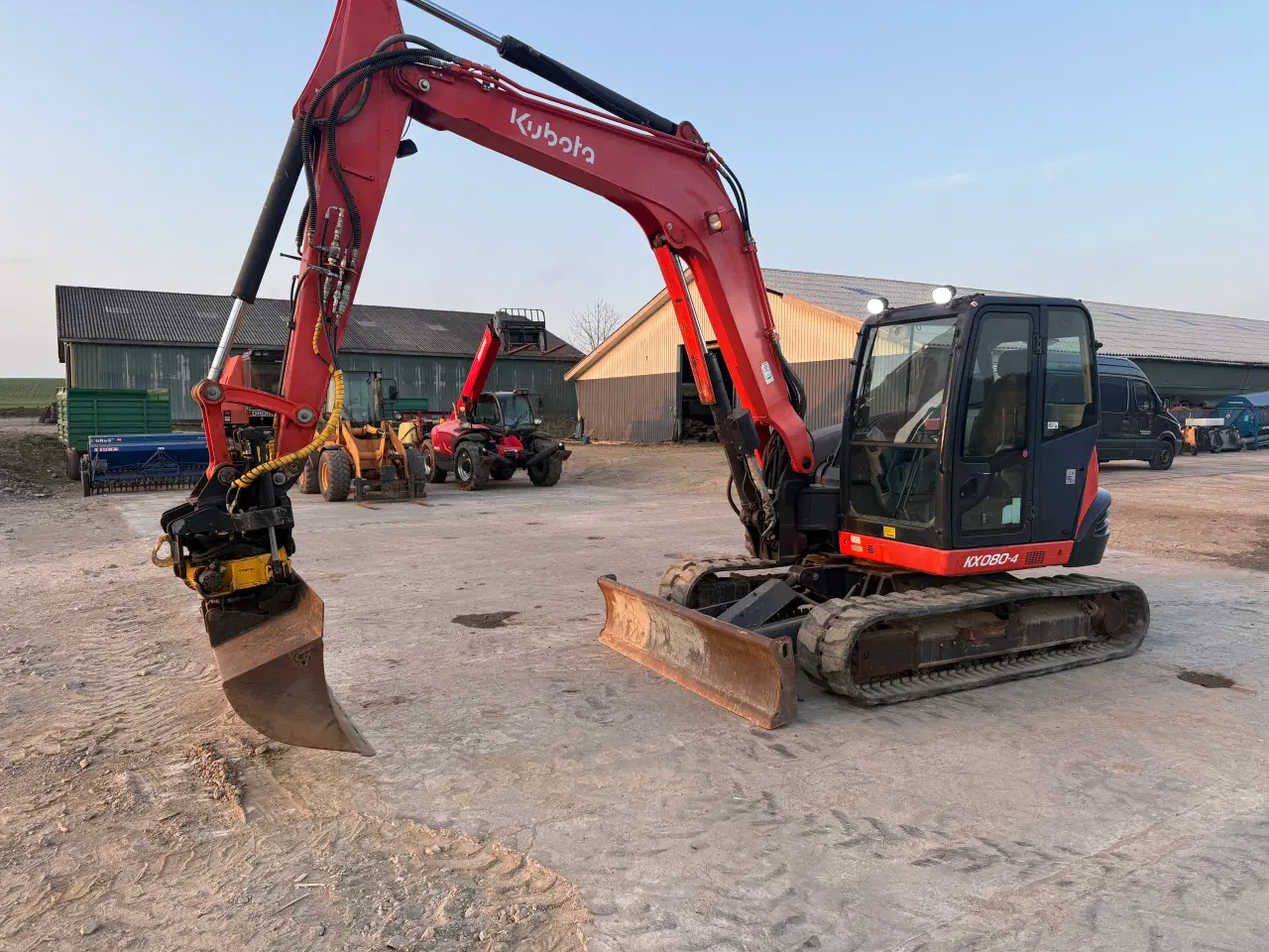 Billede 5 - Gravemaskine Kubota KX080-4