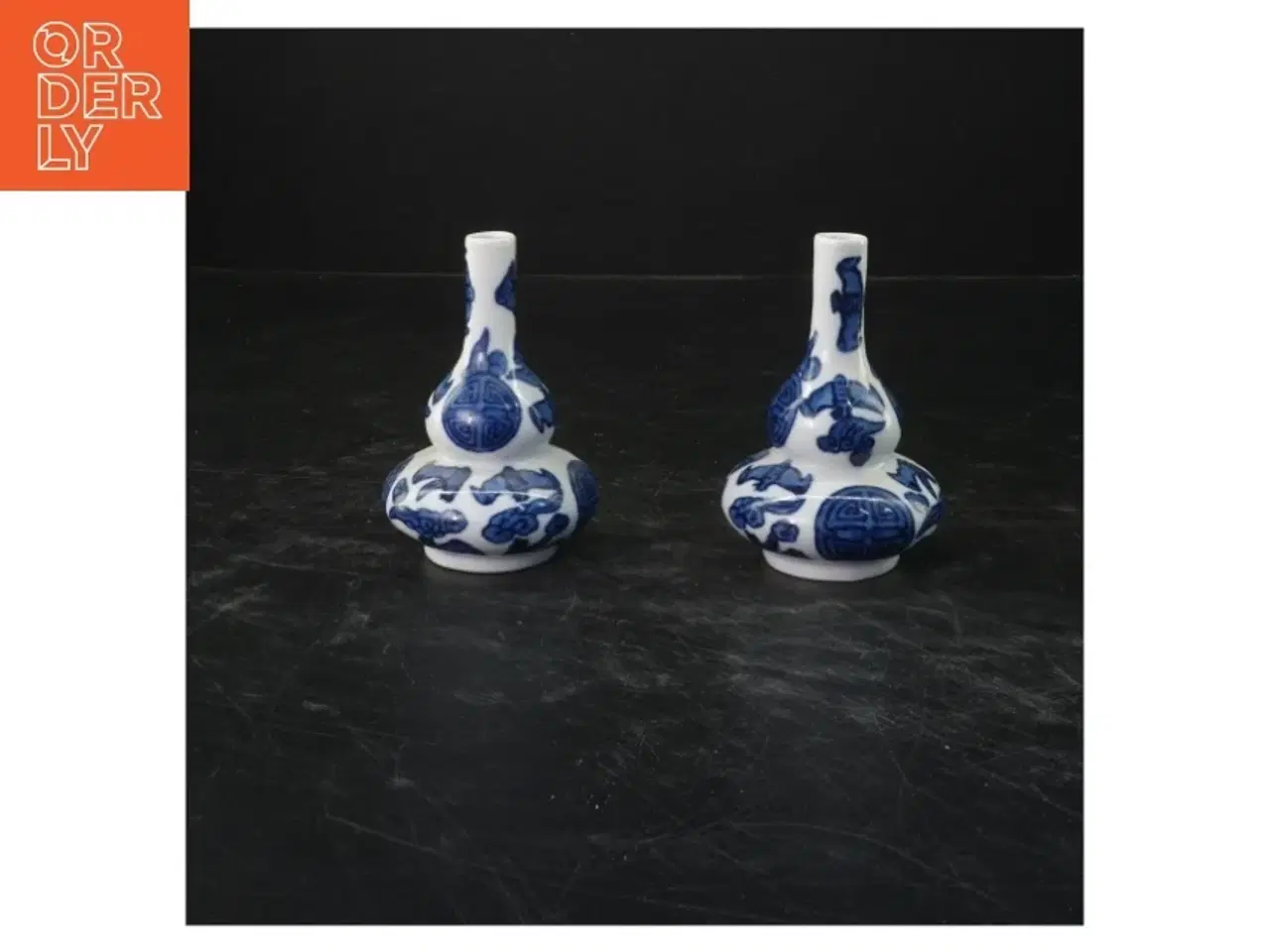 Billede 1 - Dekorative porcelænsvaser (str. 10x6,5 cm)