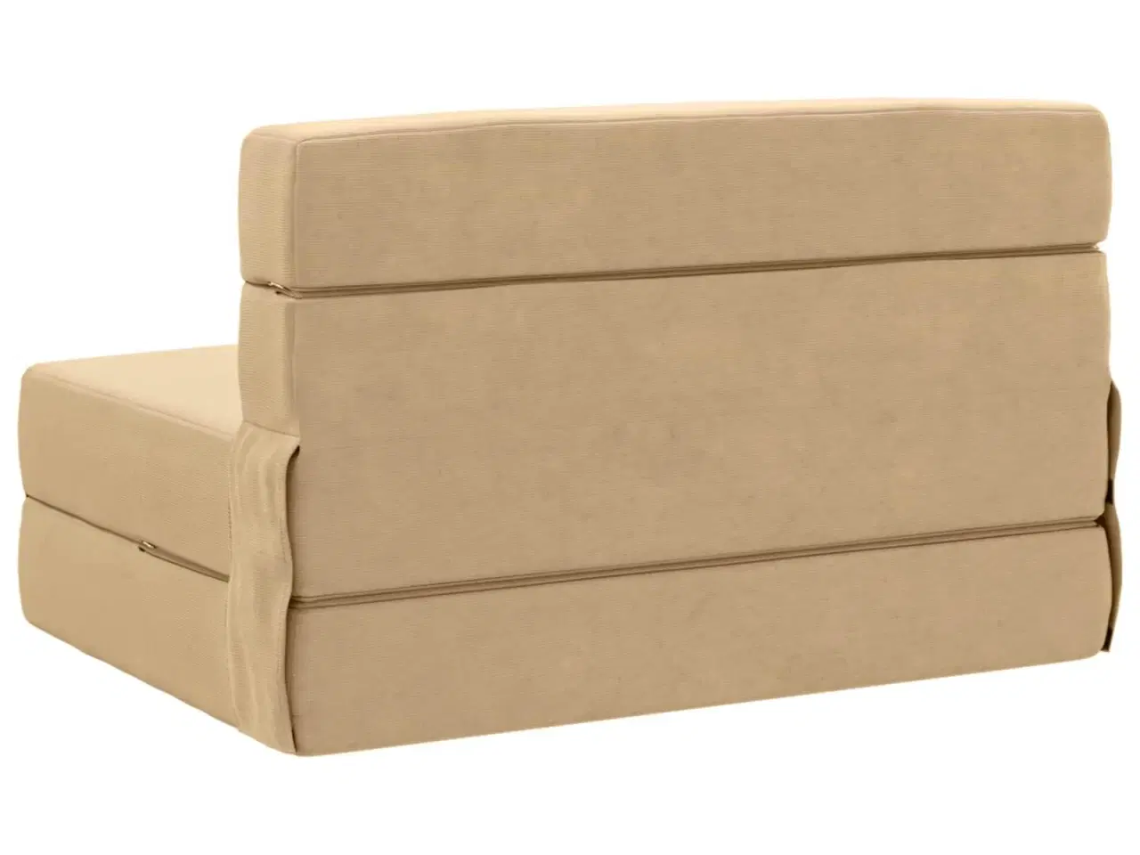 Billede 4 - Foldesofa seng Lys Grøn Grå 190 x 70 x 15 cm Velourstof