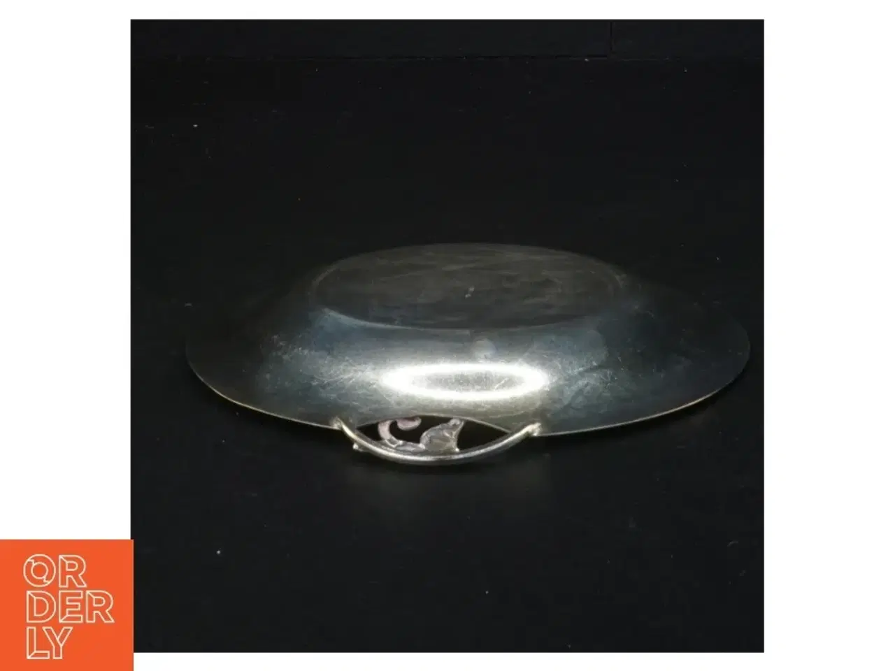 Billede 2 - Antikt sølvfad (str. 17 cm)