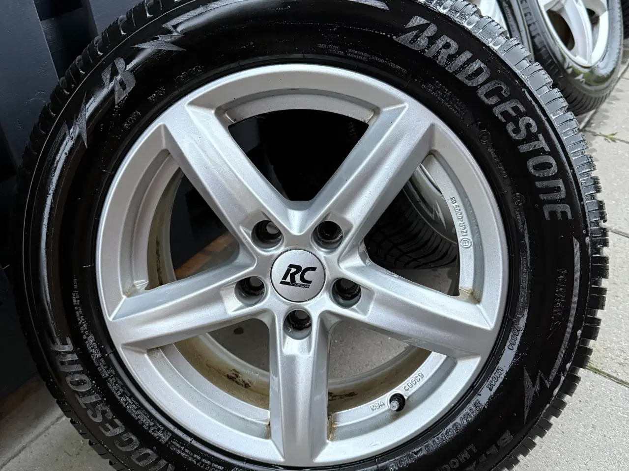 Billede 2 - 16” 5x112 alufælge til Mercedes & Vw med Bridgesto
