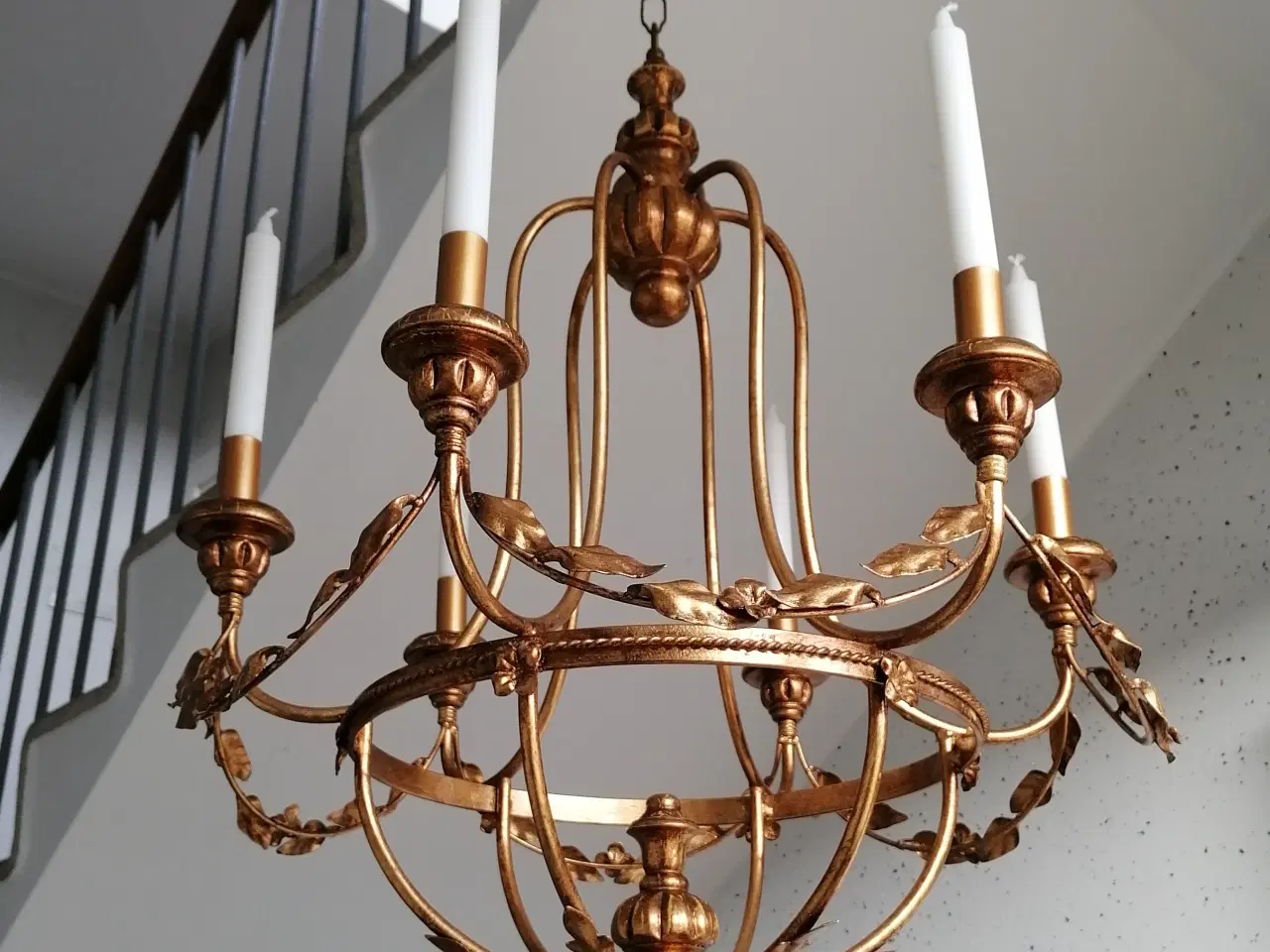 Billede 6 - Lysekrone til stearinlys 