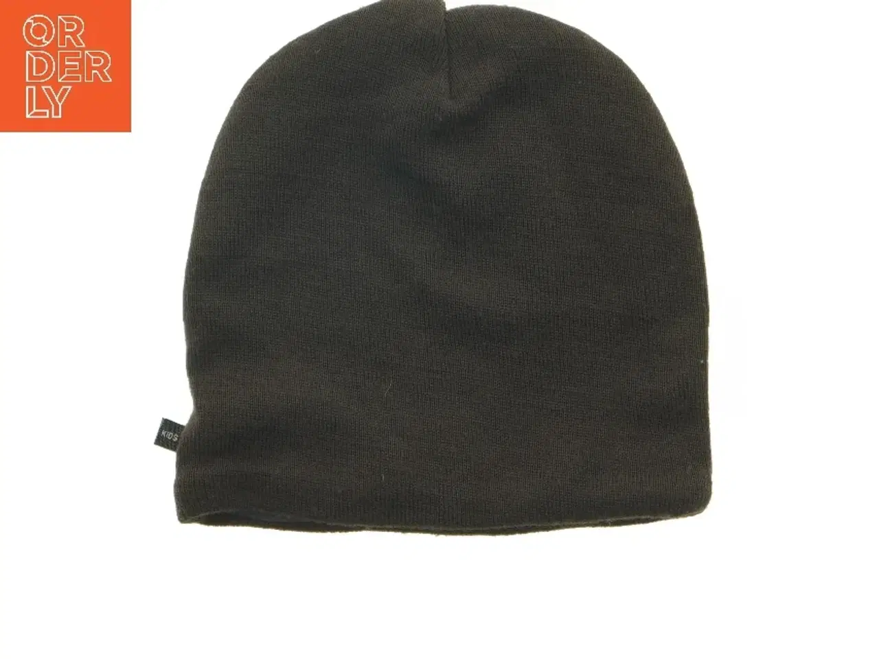 Billede 4 - Mørkebrun hue med lilla sløjfe detalje