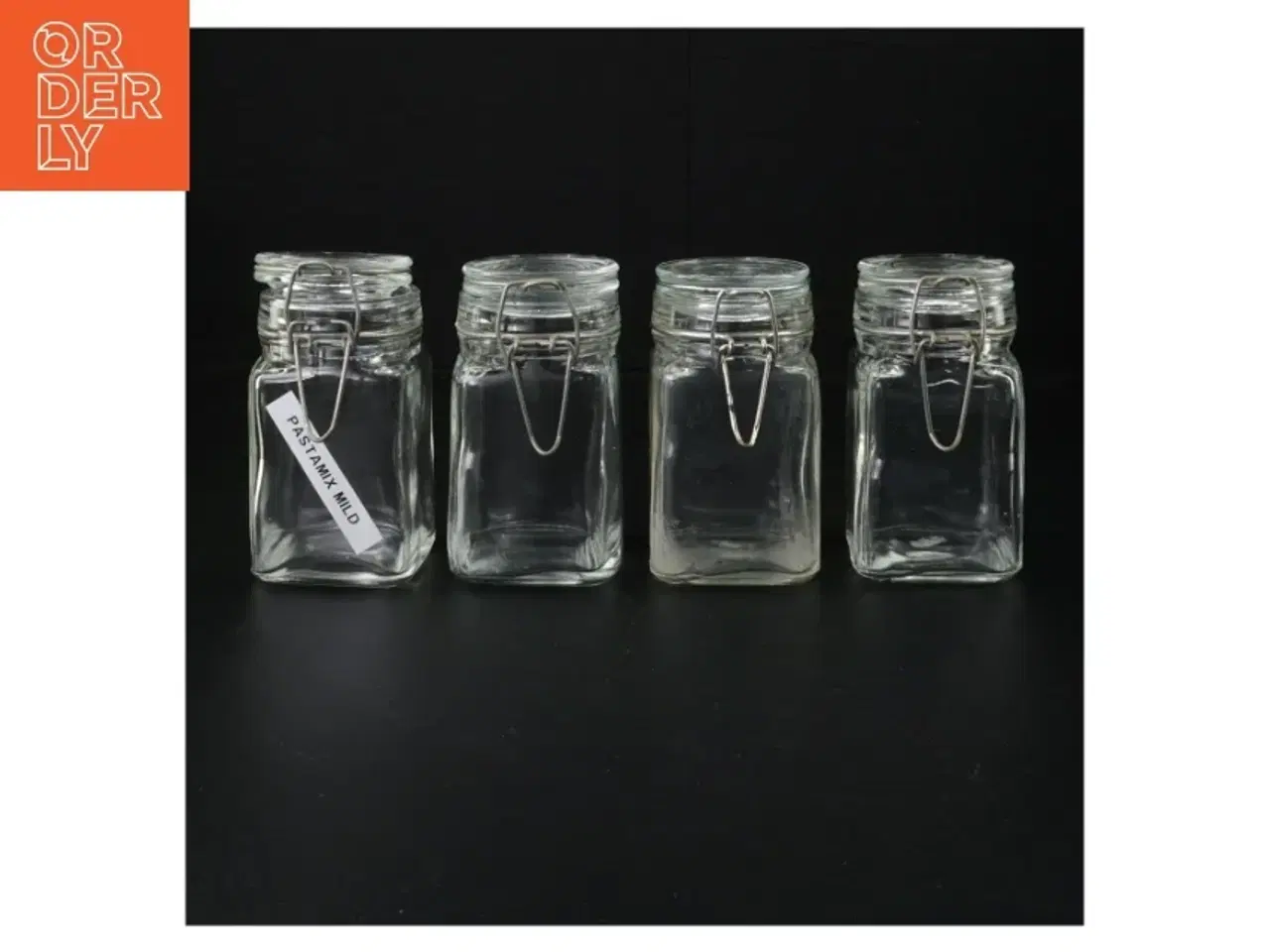 Billede 1 - 4 krydderi patentglas (str. 11 x 6 cm)