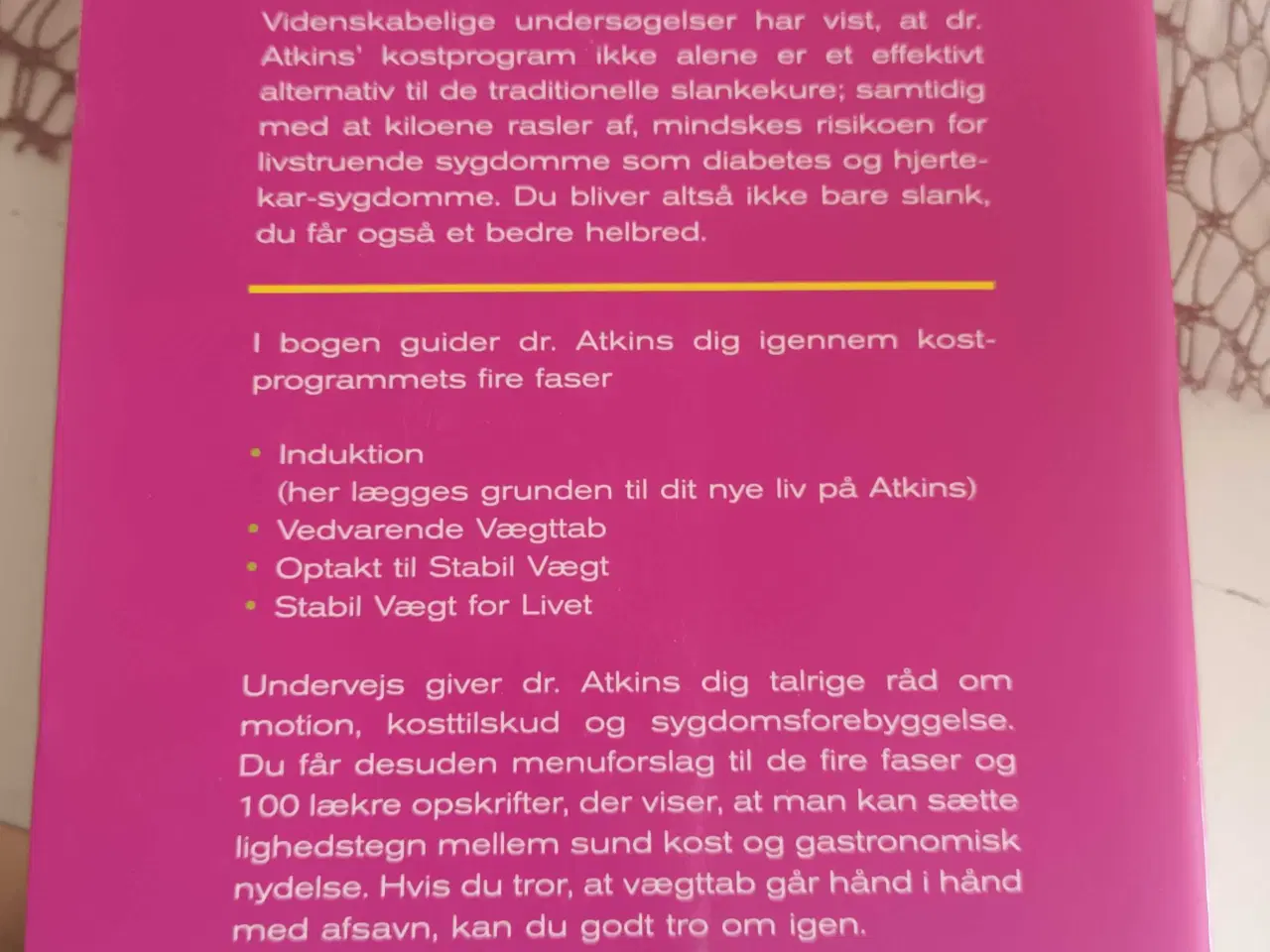 Billede 2 - Dr. Atkins' nye KOSTrevolution