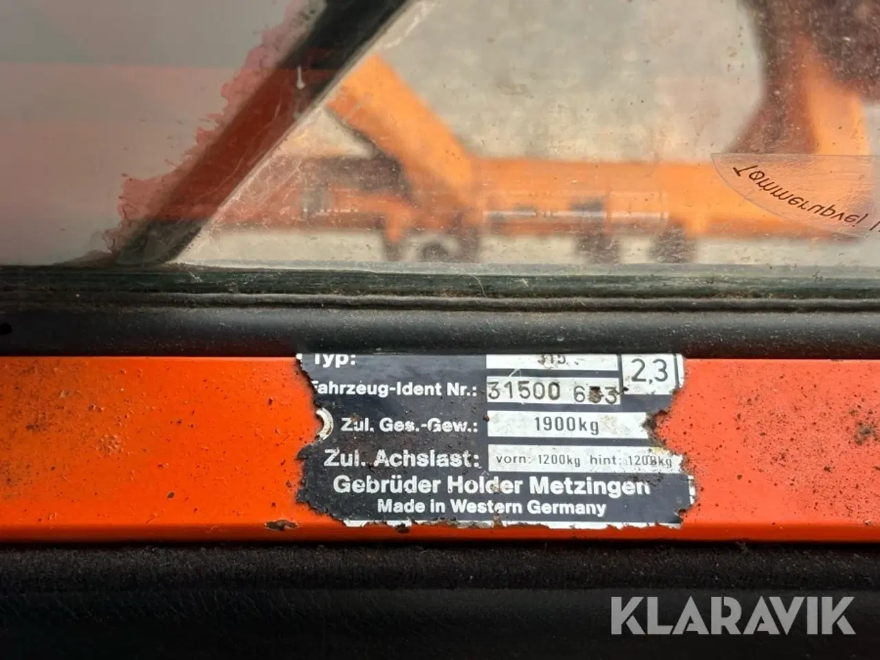 Billede 10 - Redskabsbærer HOLDER C30