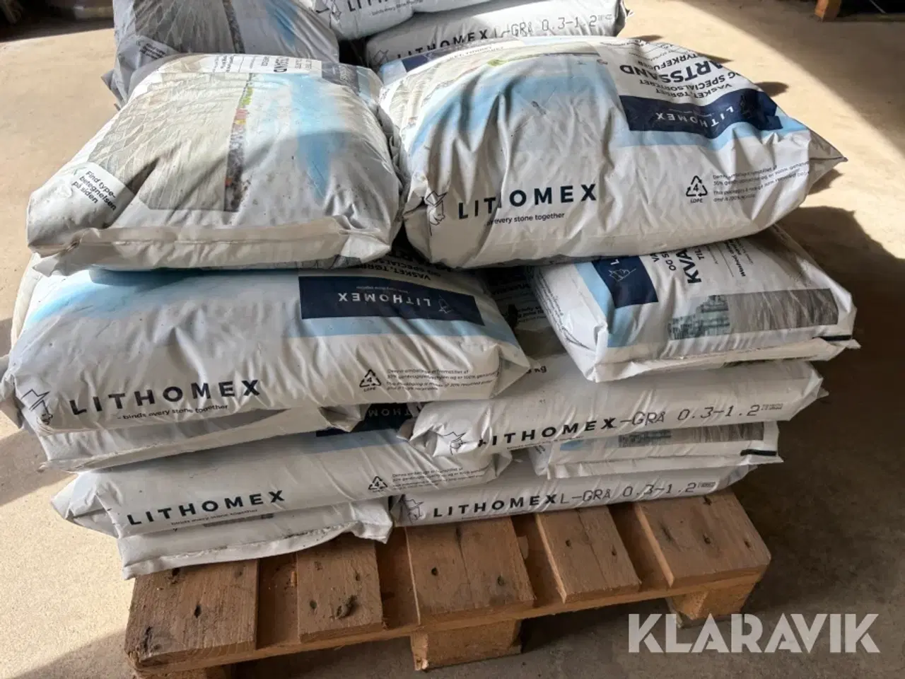 Billede 11 - Kvartsand til styrkefuger Lithomex 650kg / 27 sæt