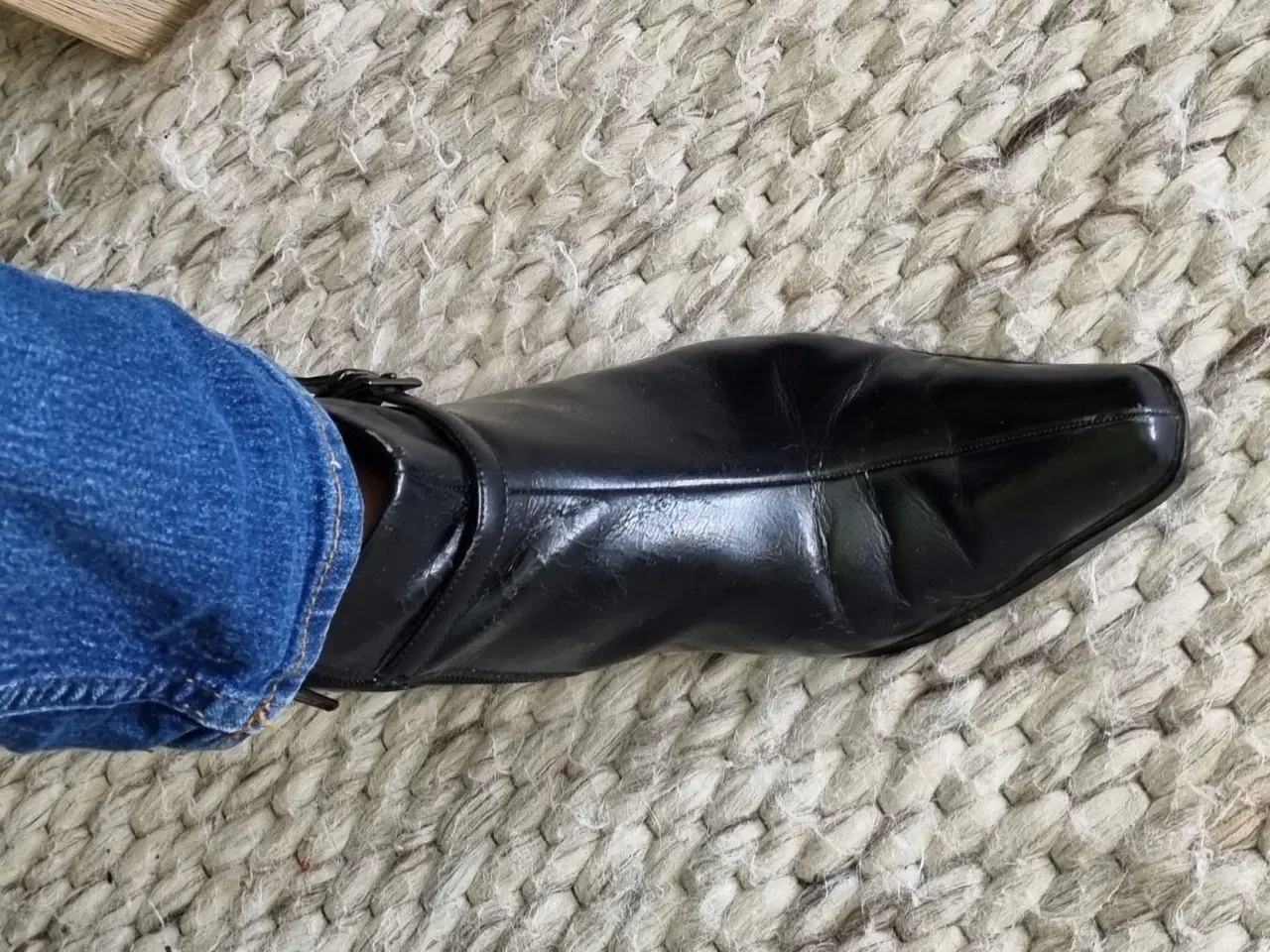 Billede 11 - Vintage sorte støvletter læder fra Afis Shoe Fashi